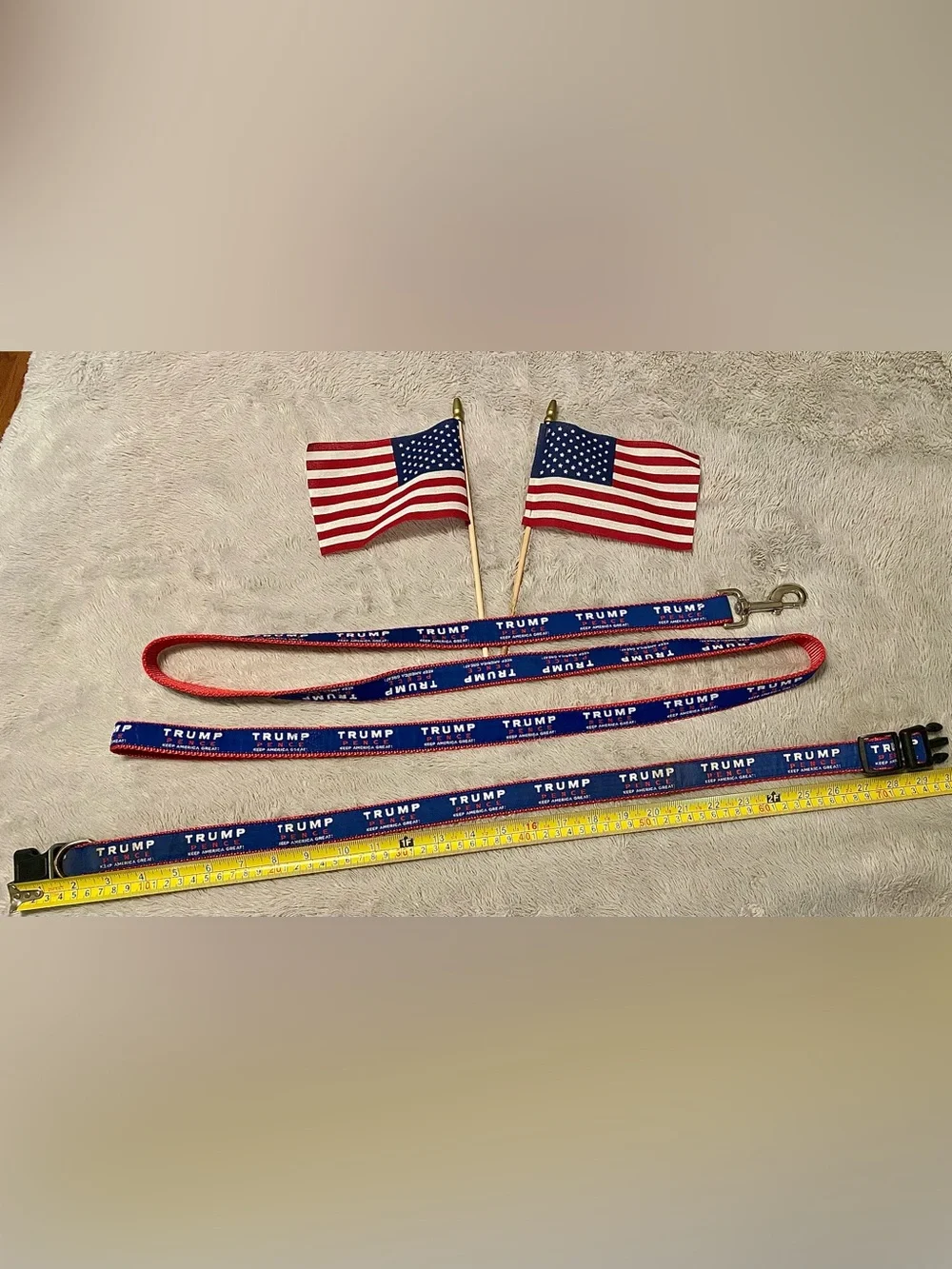 Trump Pence “Keep America Great!” Dog Leash & Collar Set